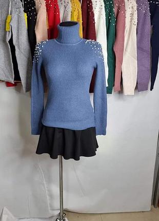 Гольф з перлами нарядний