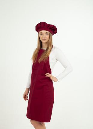 Одежда для повара. комплект поварской. униформа для кухни. одежда для пекаря