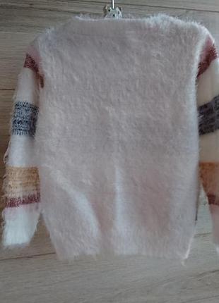 Пушистый свитер primark 2-3г свитер травка