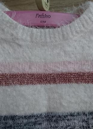 Пушистый свитер primark 2-3г свитер травка