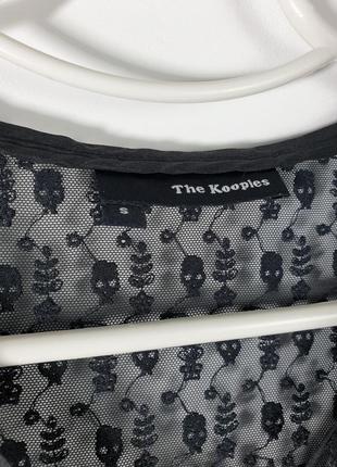 Шелковая футболка the kooples черепа3 фото