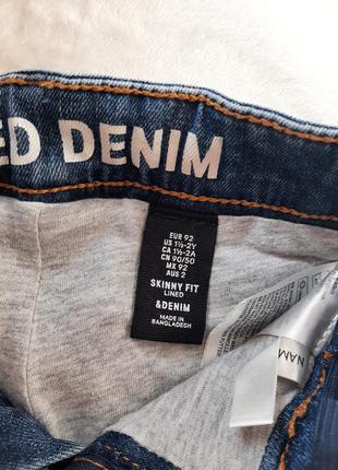 Джинсові штани denim на дитину 2 роки4 фото