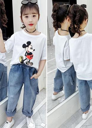 Джинсовые момы для девочки