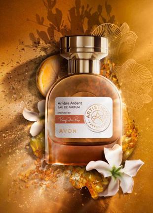 Парфюмированная вода avon artistique ambre ardent 50 ml