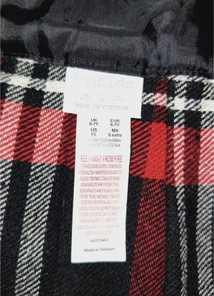 Юбка  f&f для девочки 6-7  в клетку шотландка 3