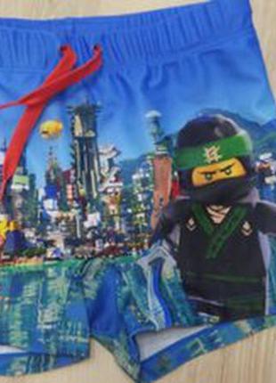 Плавки  шорты  lego ninjago, h&m 6-8 лет5 фото