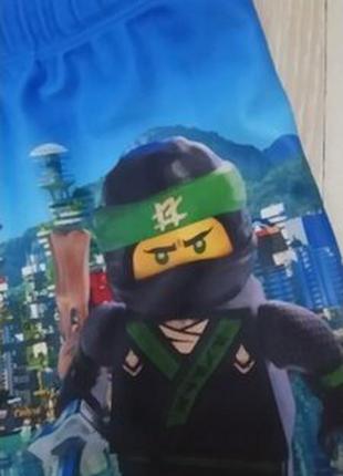 Плавки  шорты  lego ninjago, h&m 6-8 лет2 фото
