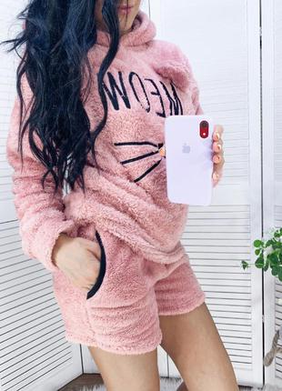 Махровая пижама Meow