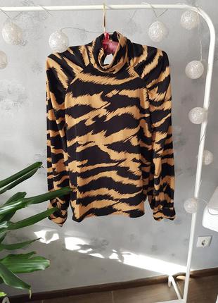 Леопардовая блуза vero moda