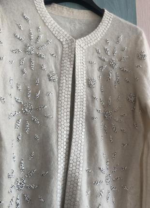 Шикарний светр бісер2 фото