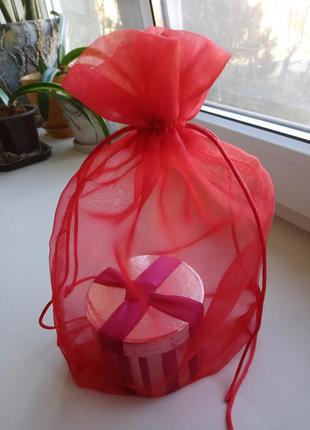 Подарункова упаковка/ сумочка з органзи