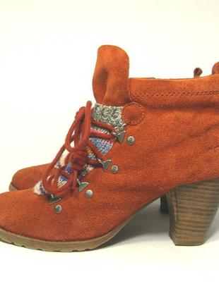 Женские оригинальные утепленные ботинки tamaris р. 37