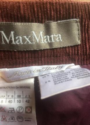 Вельветовая юбка max mara оригинального кроя5 фото