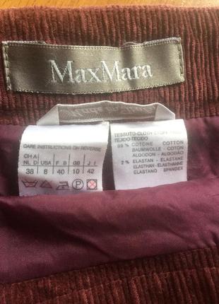 Вельветовая юбка max mara оригинального кроя1 фото