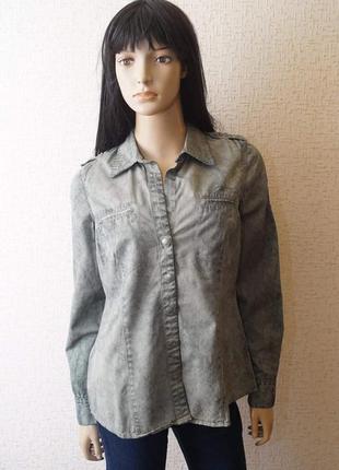 Жіноча вінтажна сорочка з деніму, від англійського бренду pepe jeans