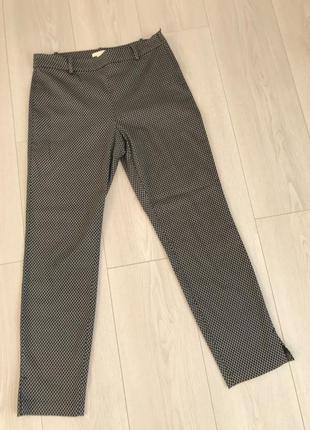 Стильные брюки в мелкий ромбик2 фото