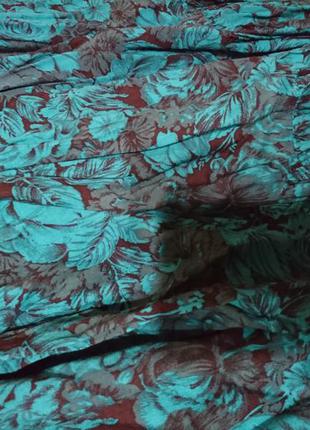 Шикарная натуральная юбка с воланами4 фото
