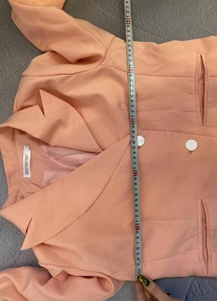 Костюм двойка штаны + пиджак персиковый9 фото
