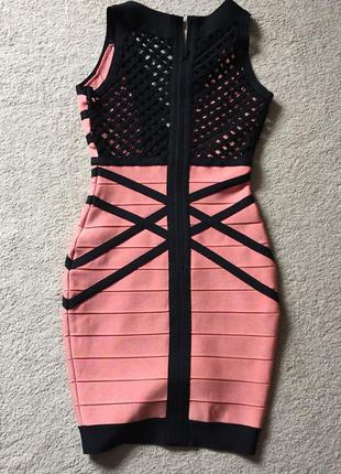 Платье herve leger бандажное3 фото