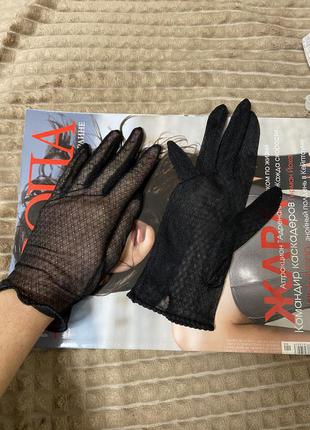 Винтажные перчатки в стиле dior1 фото