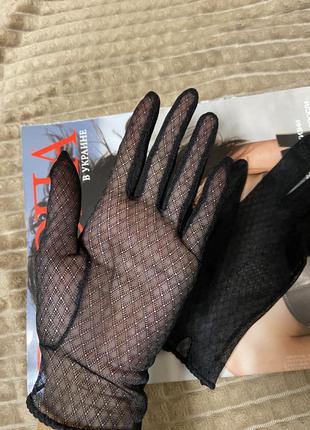 Винтажные перчатки в стиле dior3 фото