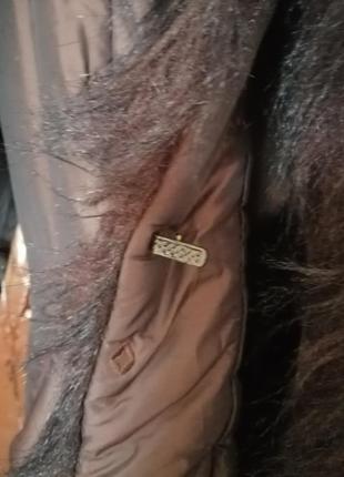 Пальто /плащ зимний, верх из плащевки3 фото