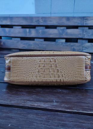 Эксклюзивная кожаная сумка от люксового бренда findig таиланд под крокодила5 фото