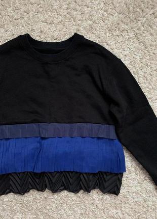 Стильная итальянская кофта свитшот оверсайз . италия