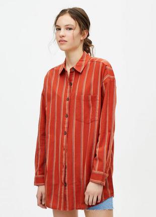 Жіноча бавовняна сорочка pull&bear