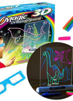Дошка-планшет 3д дошка для малювання 3d magic drawing board