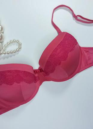 70c / 32c 🌺 чарівний бюстгальтер з мікрофібри з мереживом marks & spencer