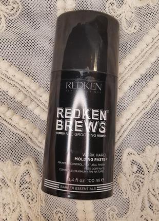 Redken brews моделирующая паста для естественной фиксации