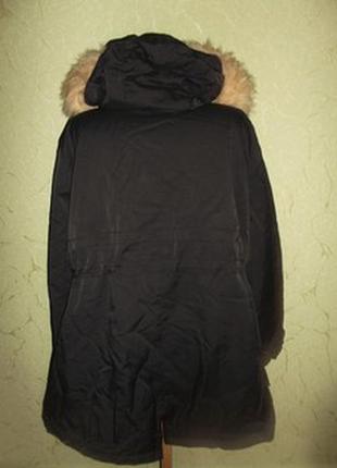 Куртка черная теплая на капюшоне р. 3xl - asos3 фото