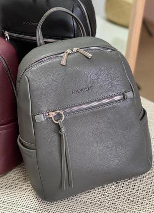 Рюкзак трендовий рюкзачок cross-body крос боді david jones8 фото