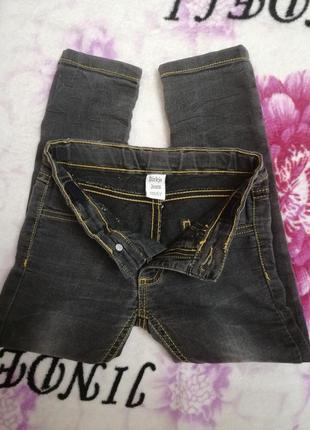 Серые джинсы скинни для девочки dirkje jeans р-р 5 лет 110см3 фото