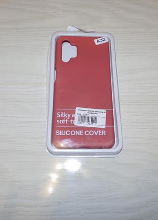 Чехол silicone cover full without logo для samsung galaxy a32