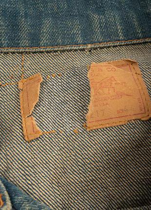 Vintage 70s levi's type iii denim marde in usa винтажная джинсовая куртка jmh1019717 фото