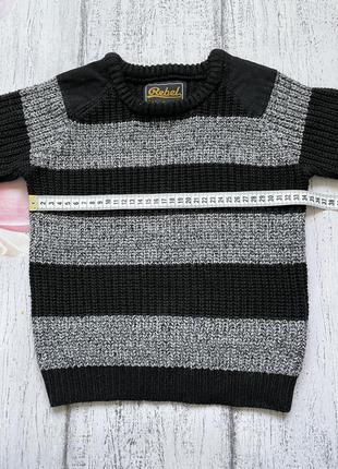 Крутая кофта свитер в полоску primark 5-6лет4 фото