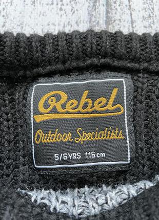Крутая кофта свитер в полоску primark 5-6лет2 фото