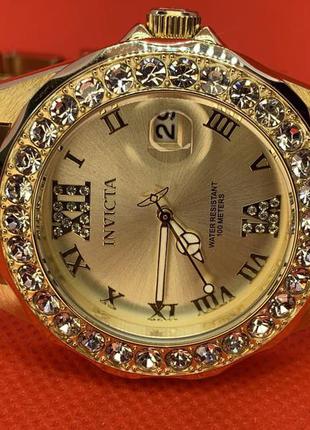 Женские золотые наручные часы invicta 15252 pro diver