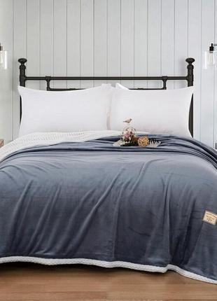 Плед мікрофібра "homytex" сірий