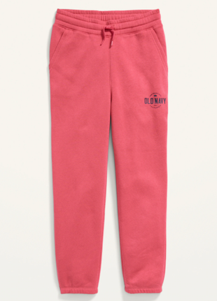 Теплые спортивные штаны с флисом внутри для девочки oldnavy