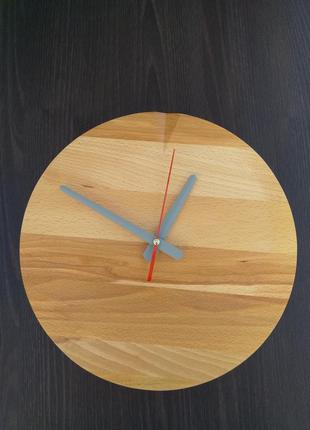 Годинник дерев'яна яний ручної роботи у стилі loft1 фото