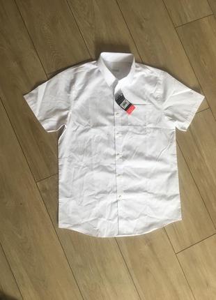 Рубашка белая новая с бирками брендовая