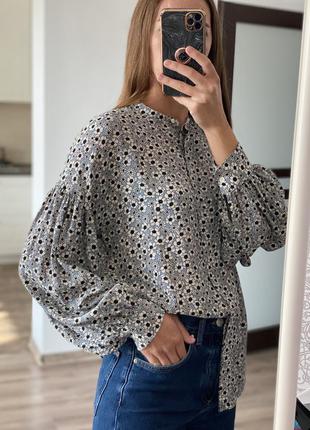 Шелкая блуза aspesi розмір м (42) 100%silk