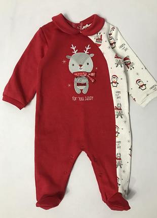 Новорічні бавовняні чоловічки для малюків