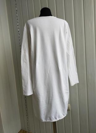 Платье пайта свитшот с ярким принтом белая vogue, s-m8 фото