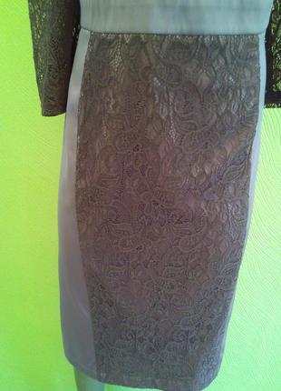 Красивое платье для шикарных с кружевом сирень. белоруссия 54-56 размер2 фото