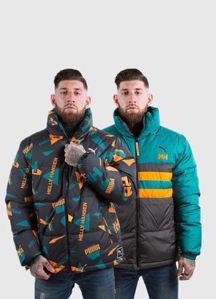 Пуховик puma x helly hansen.оригинал