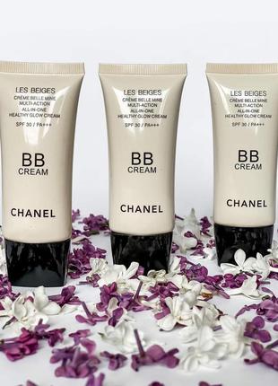 ❤️bb-крем для ідеального тону шкіри chanel les bieges bb cream all-in-one healthy glow cream spf 30